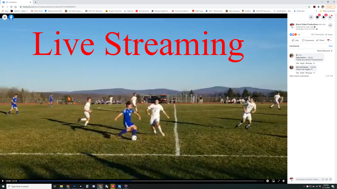 Live streaming of soccer playoffs